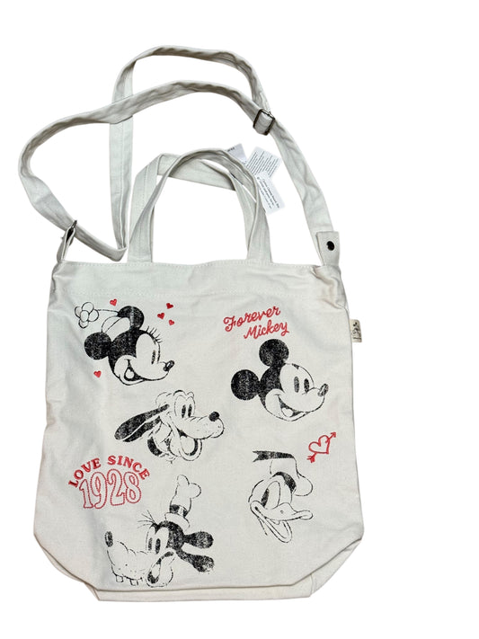 Disney Forever Mickey Canvas Tote-Love Since 1928