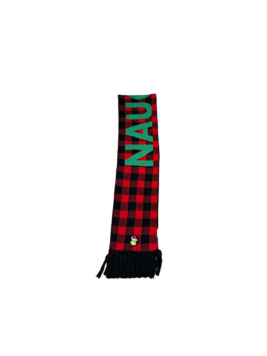 Universal Studios Grinch Buffalo Plaid “Naughty” Scarf