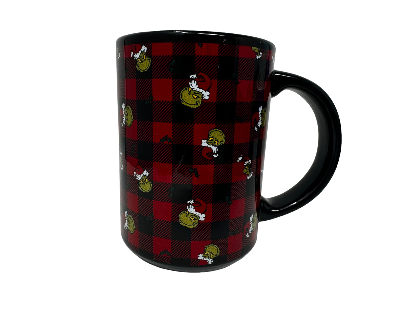 Universal Studios Dr. Seuss Buffalo Plaid Grinch Mug