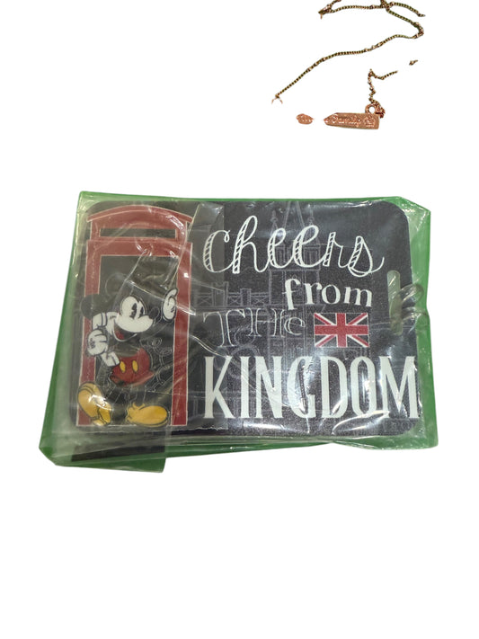 Disney Mickey Luggage Tag-Cheers from United Kingdom Epcot