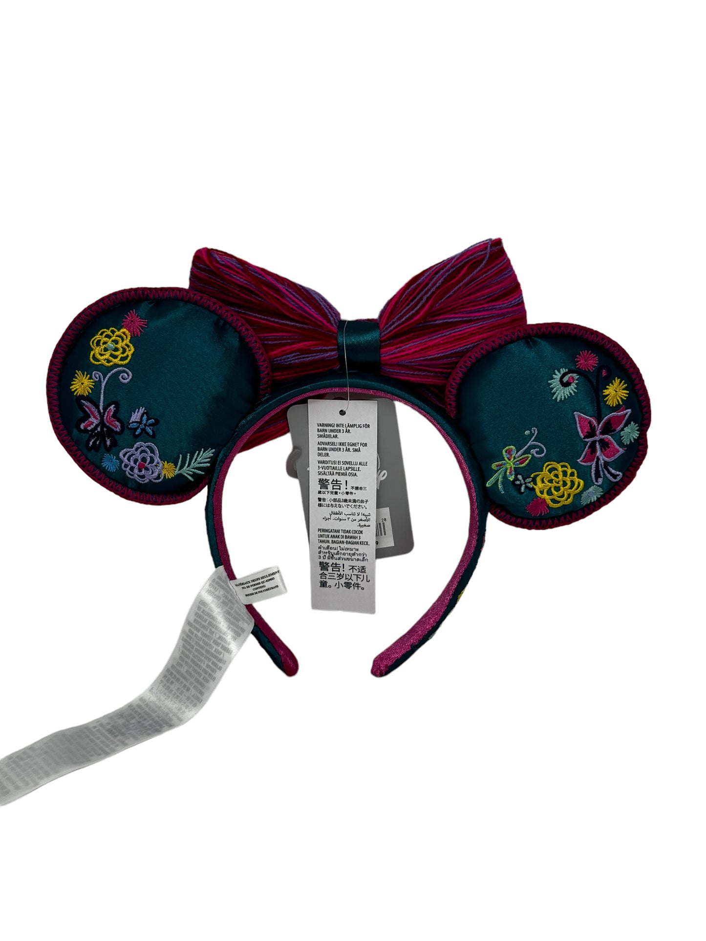 Disney Encanto Embroidered Satin Minnie Ear Headband-Magic Awaits You