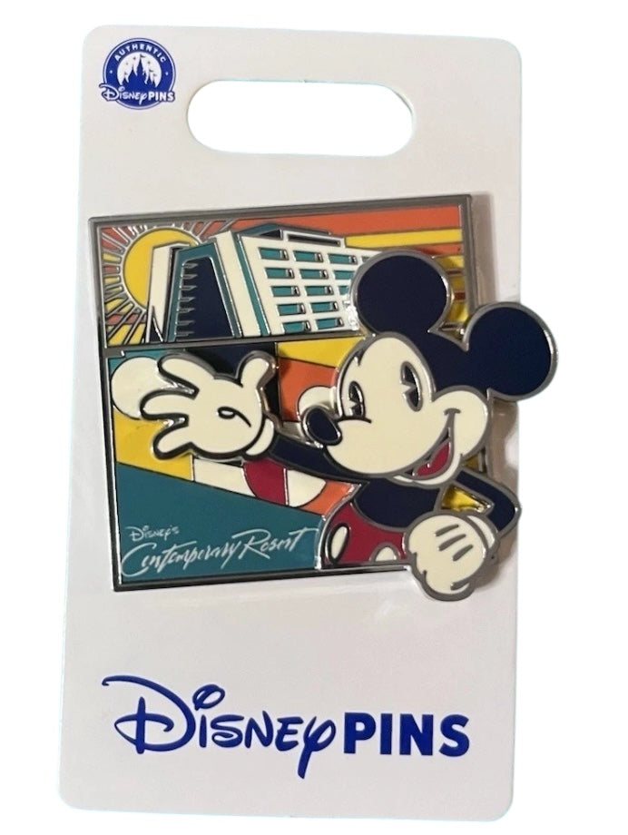 Disney Contemporary Resort Mickey Pin