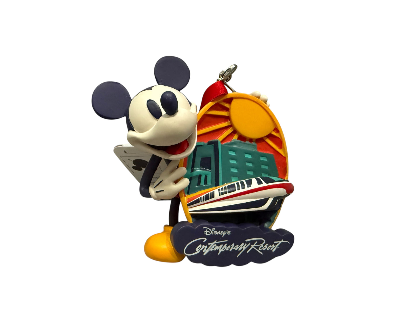 Disney Contemporary Resort Mickey Monorail Ornament