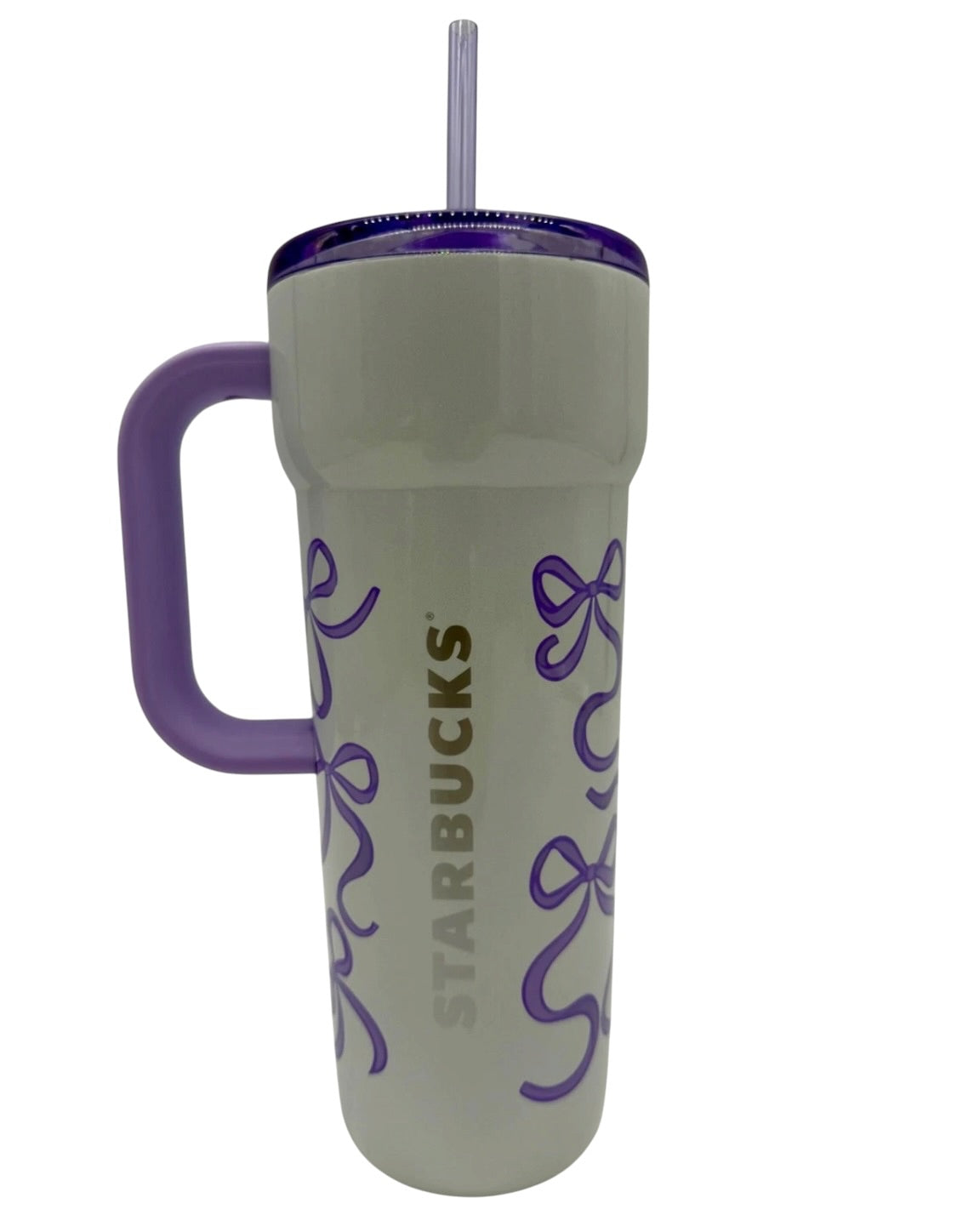 Walt Disney World Purple Castle Ribbons Starbucks Tumbler