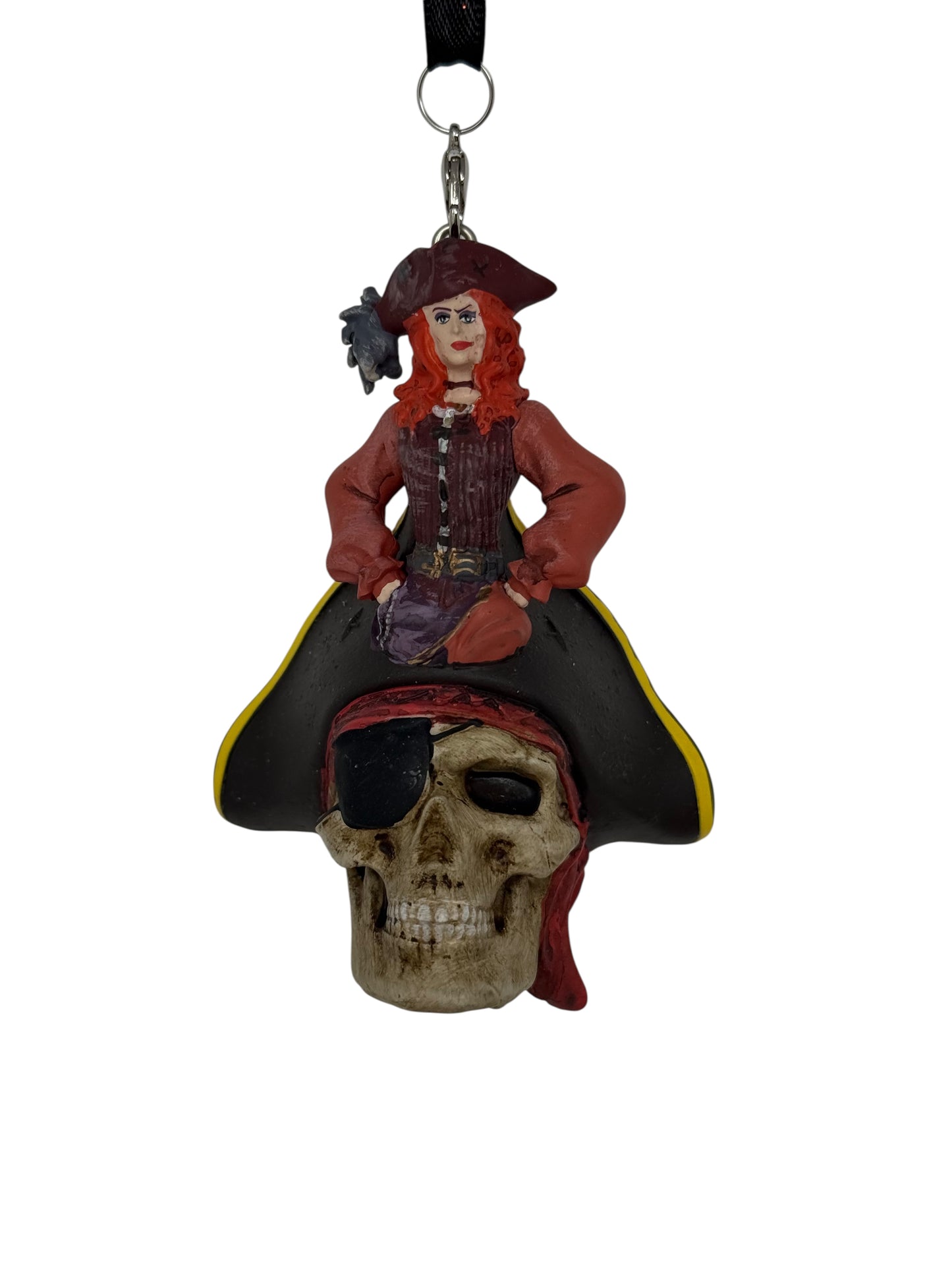 Disney Pirates of the Caribbean Ornament Red Skull
