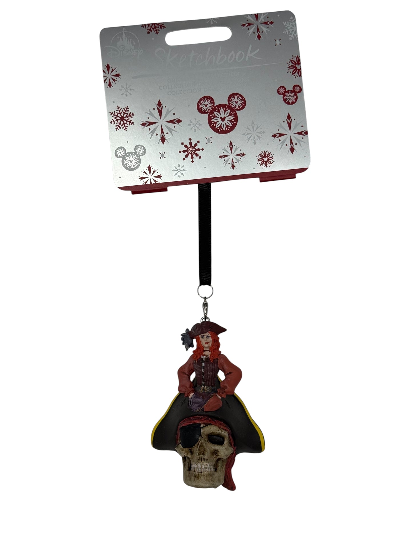 Disney Pirates of the Caribbean Ornament Red Skull