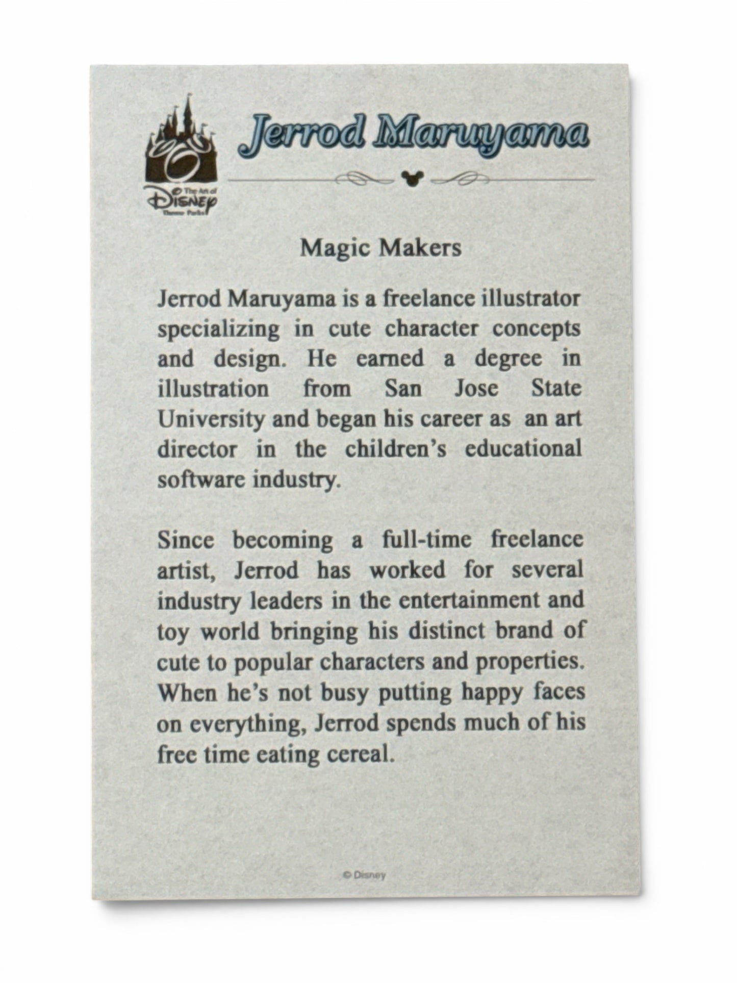 Disney Matted 14x18 Print - Magic Makers by Jerrod Maruyama
