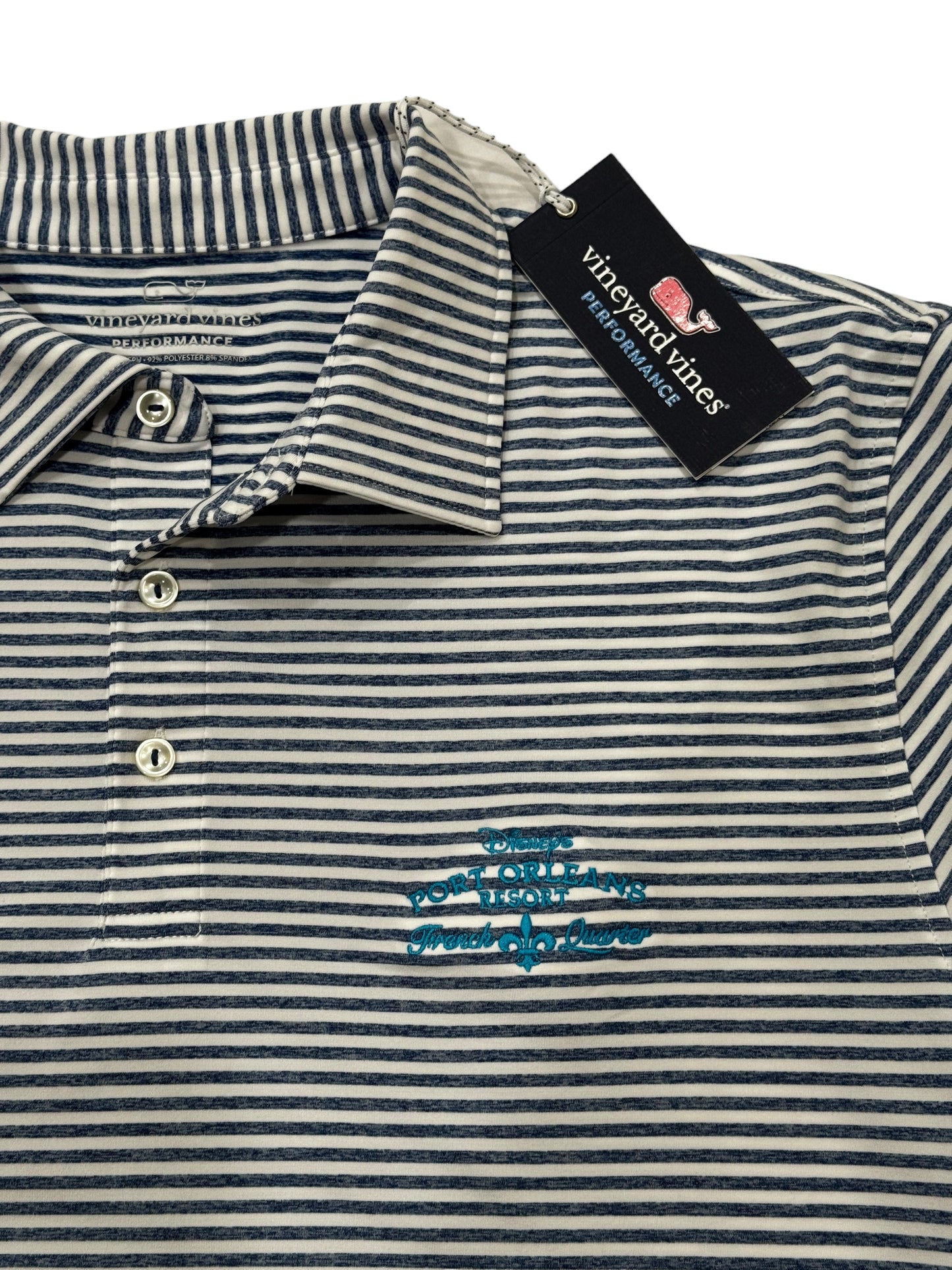 Disney Port Orleans Resort French Quarter Vineyard Vines Polo Shirt