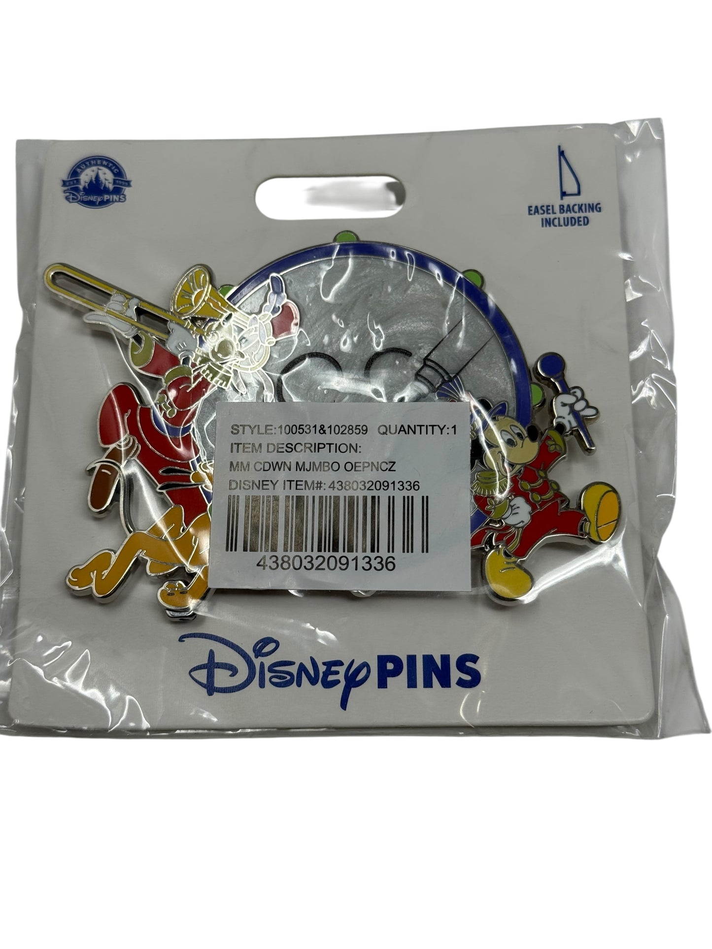 Disney Mickey & Friends Dry-Erase Jumbo Pin w/ Easel Stand