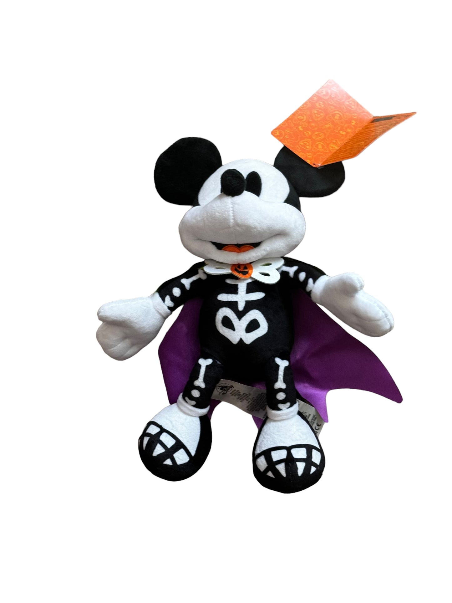 Disney Parks 2024 Halloween Skeleton Mickey Plush