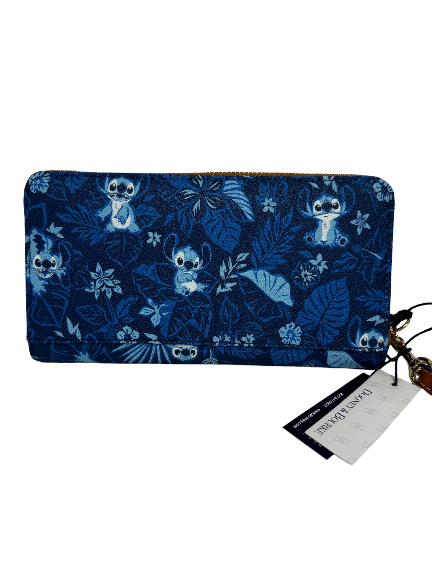 Disney Stitch Dooney & Bourke Wallet Wristlet-Blue