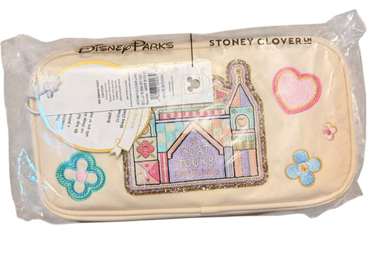 Disney Parks Stoney Clover Patch Pouch- Small World Boat Tours
