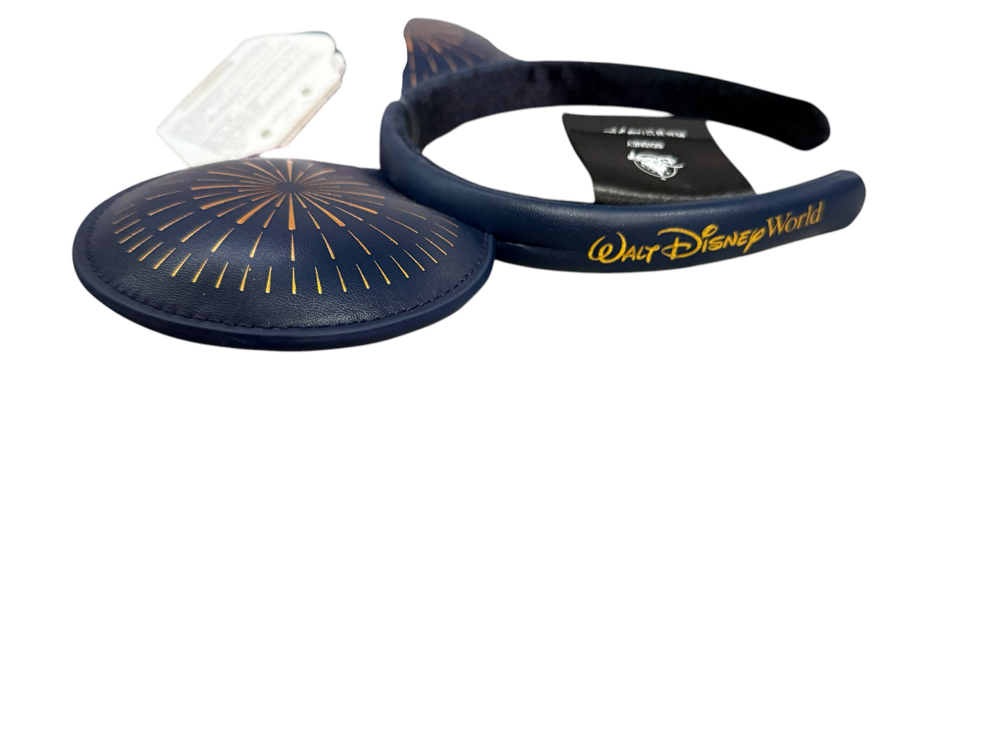 Walt Disney World Cinderella Castle Minnie Ear Headband Purple Fireworks