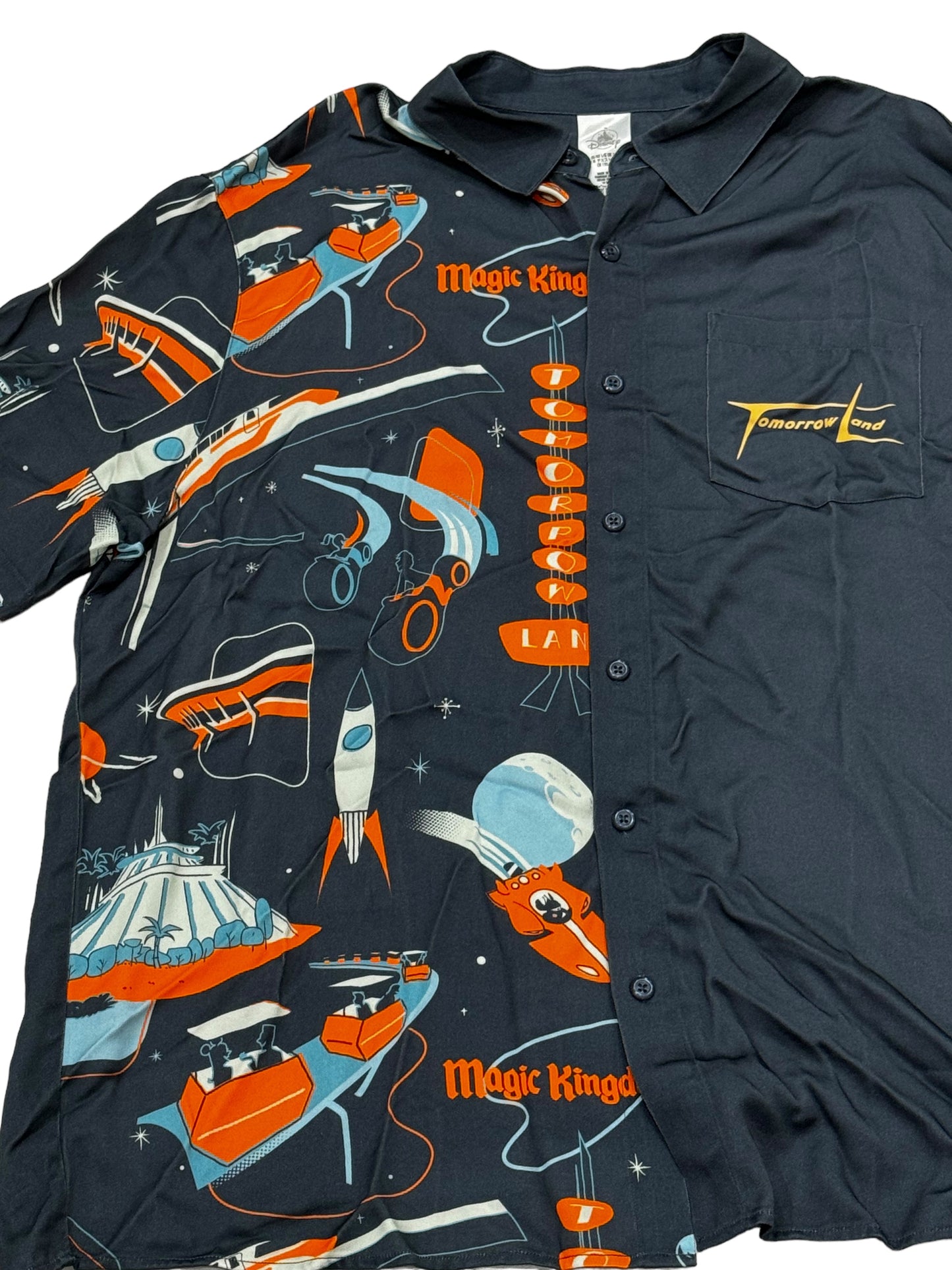 Disney Magic Kingdom Tomorrowland Bowling Shirt