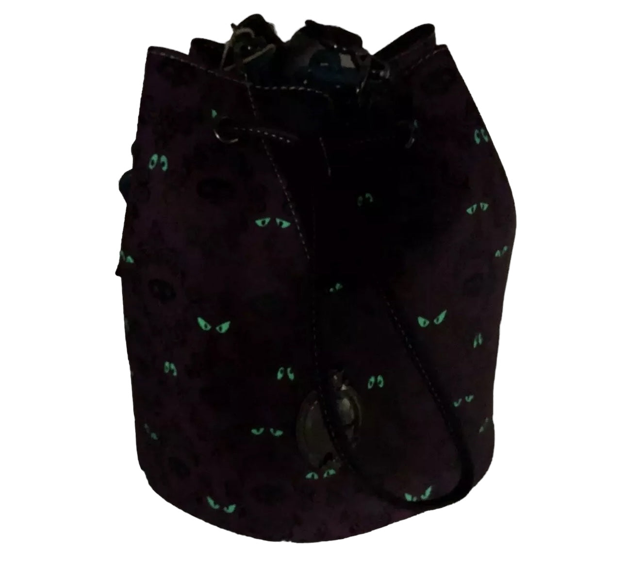 Disney Haunted Mansion Wallpaper Loungefly Crossbody Bucket Bag Purse