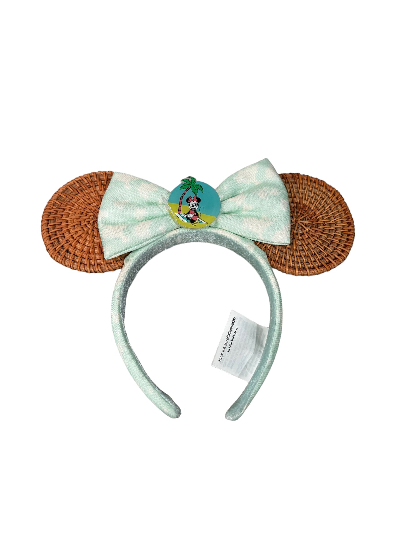 Disney Minnie Tropical Summer Rattan Ears Headband