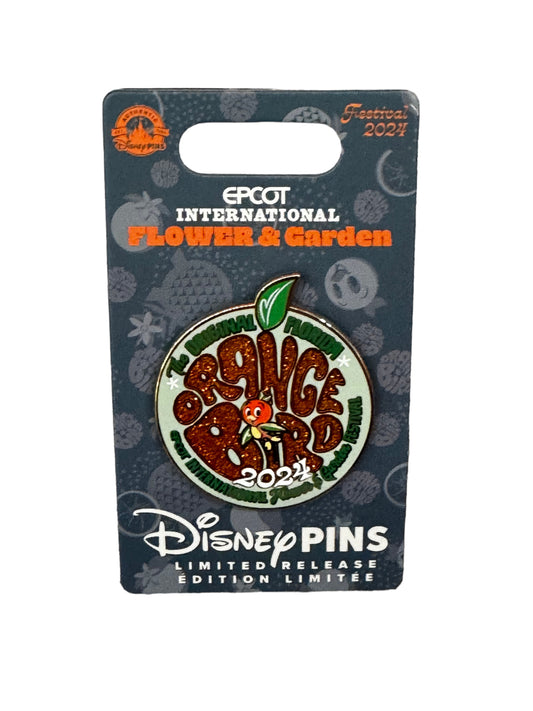 Disney Epcot Flower & Garden 2024 Orange Bird LE Pin