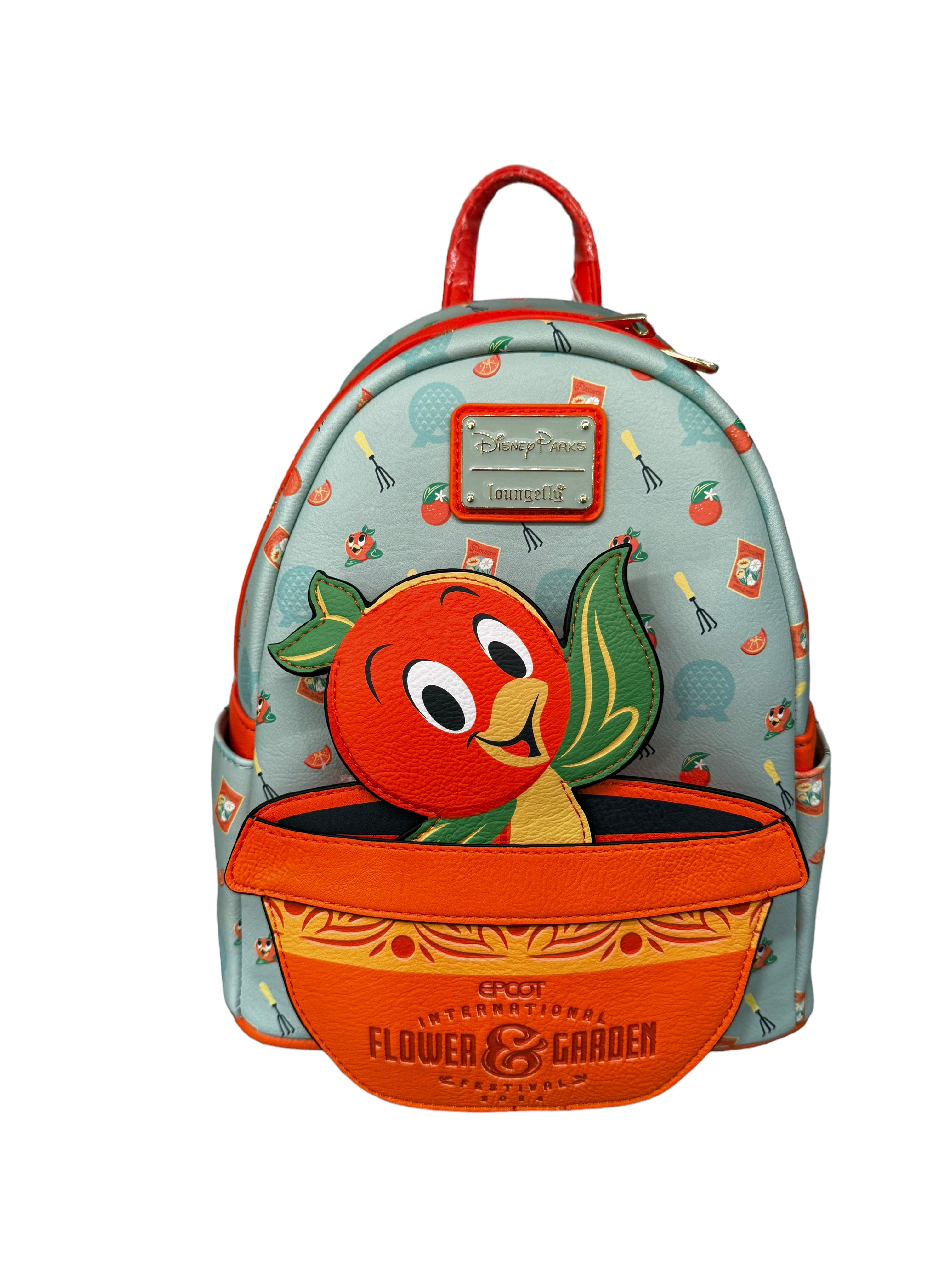 Orange deals bird backpack purse