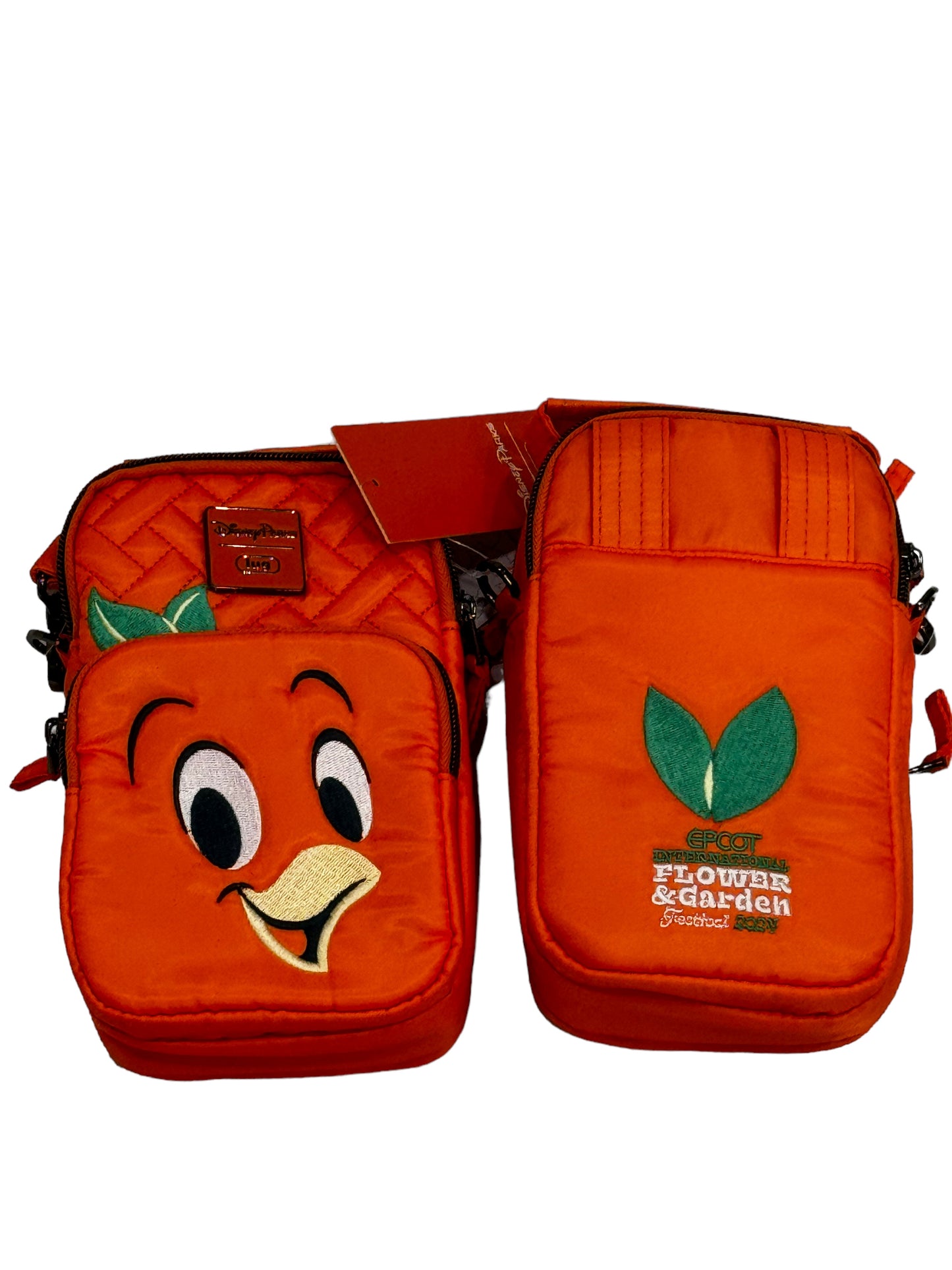 Disney Epcot Flower & Garden 2024 Orange Bird Lug Crossbody Bag Purse