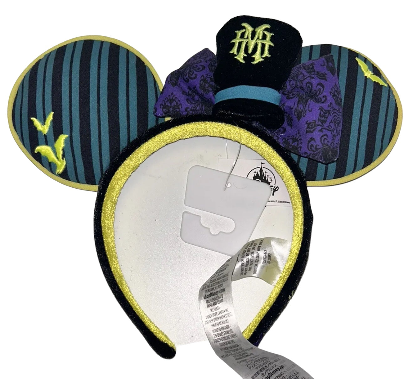 Disney Haunted Mansion Glow in the Dark Ear Headband