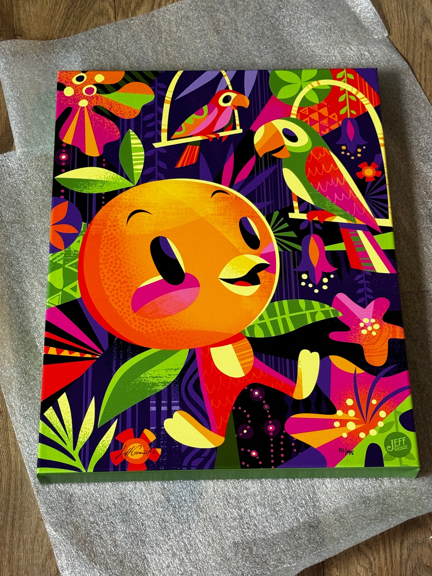 Disney Jeff Granito “Orange You Glad We Tiki” Canvas 51/95