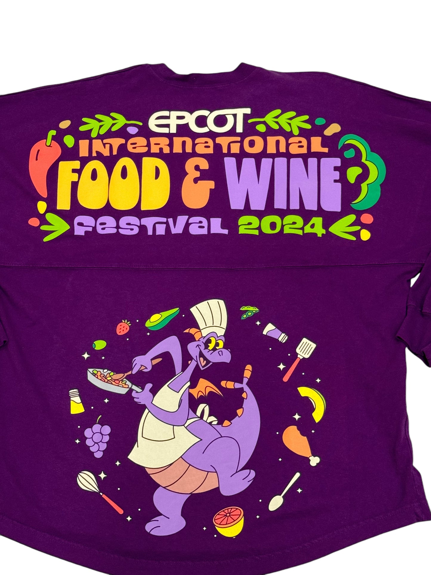 Disney Epcot Food & Wine Festival 2024 Figment Spirit Jersey