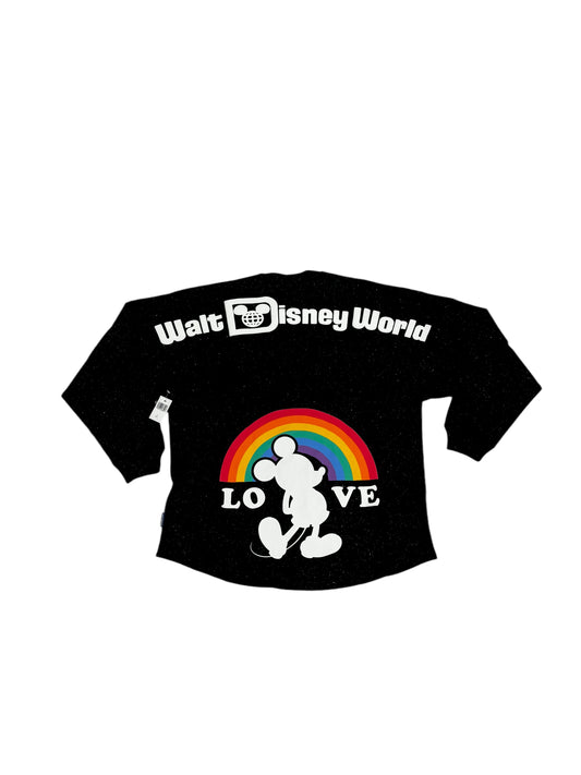 Walt Disney World Mickey Love Glitter Spirit Jersey-Rainbow Pride