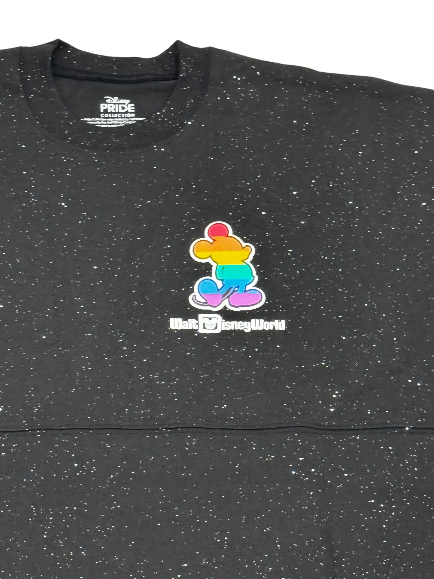 Walt Disney World Mickey Love Glitter Spirit Jersey-Rainbow Pride