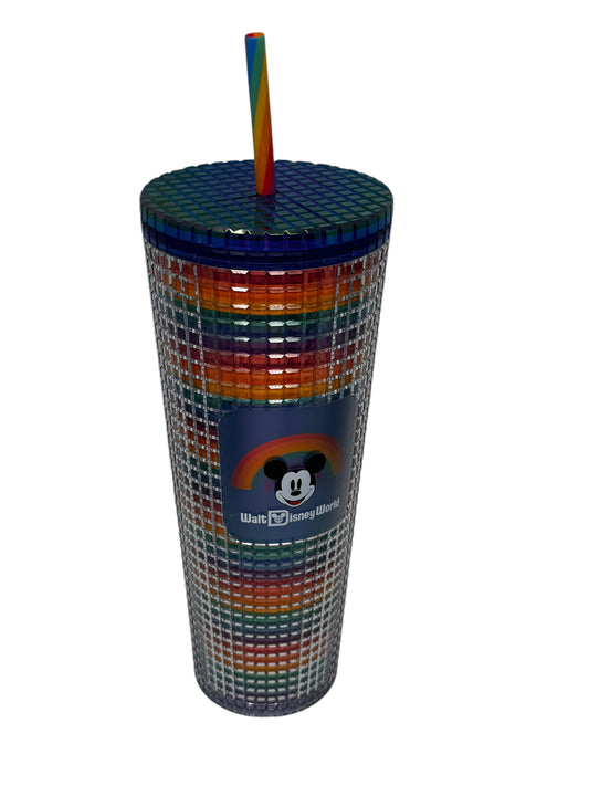 Walt Disney World Rainbow Mickey Starbucks Tumbler