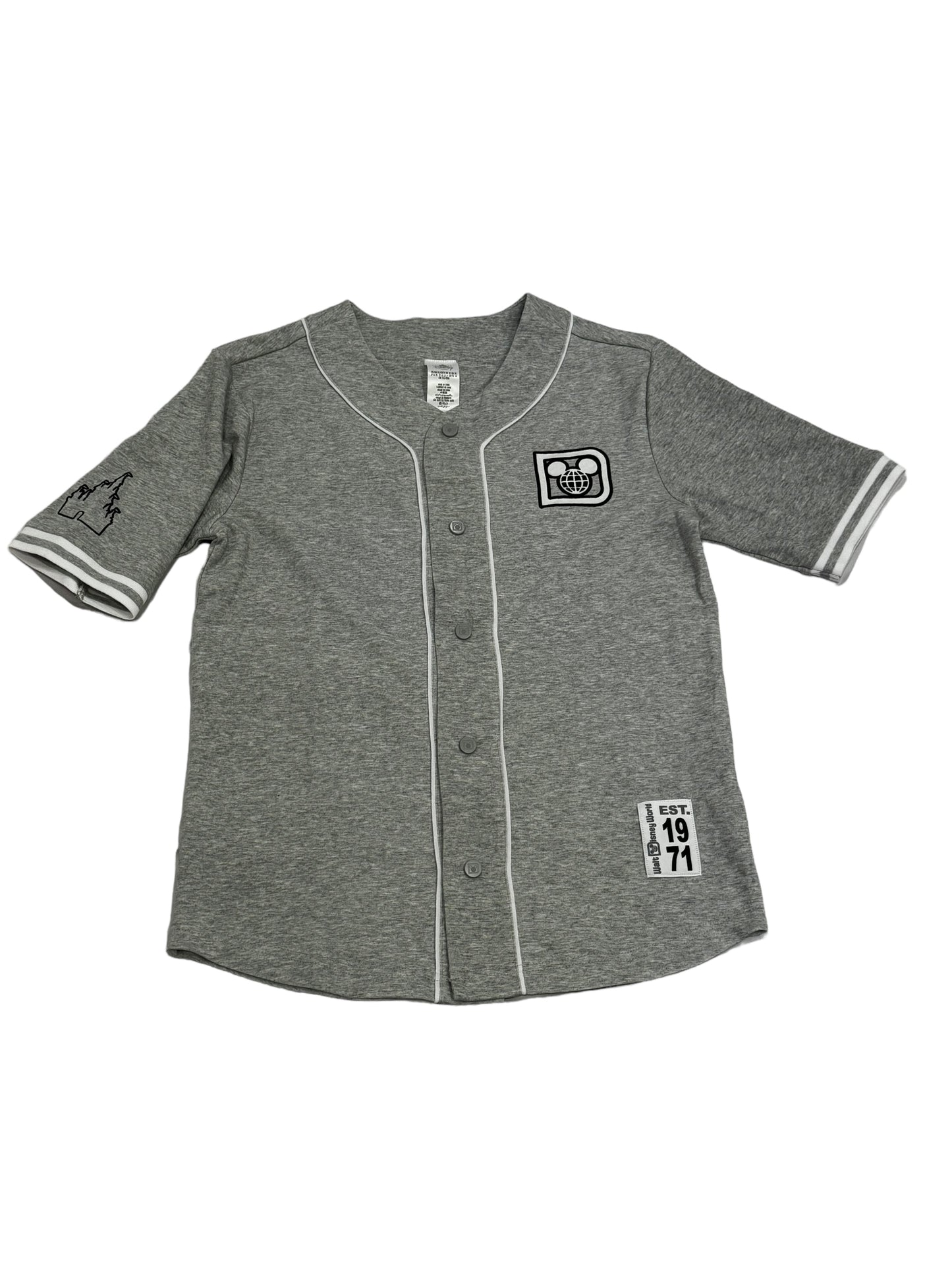 Walt Disney World Mickey Castle Baseball Jersey