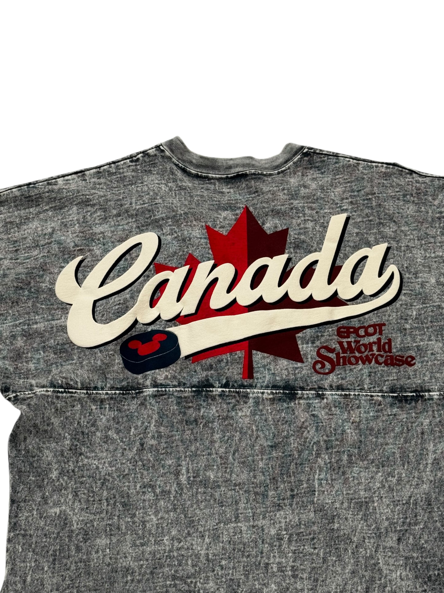 Disney Epcot Canada Faux Hockey Spirit Jersey