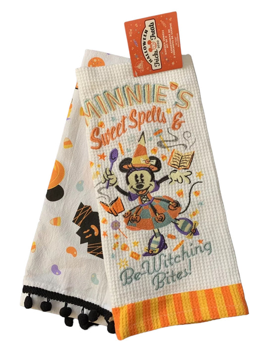 Disney Minnie’s Sweet Spells & Be-Witching Bites Halloween Snacks 2 Hand Towel S