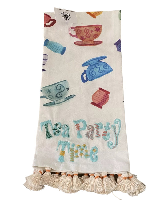 Disney Mad Tea Party Tea Cups Kitchen Towel