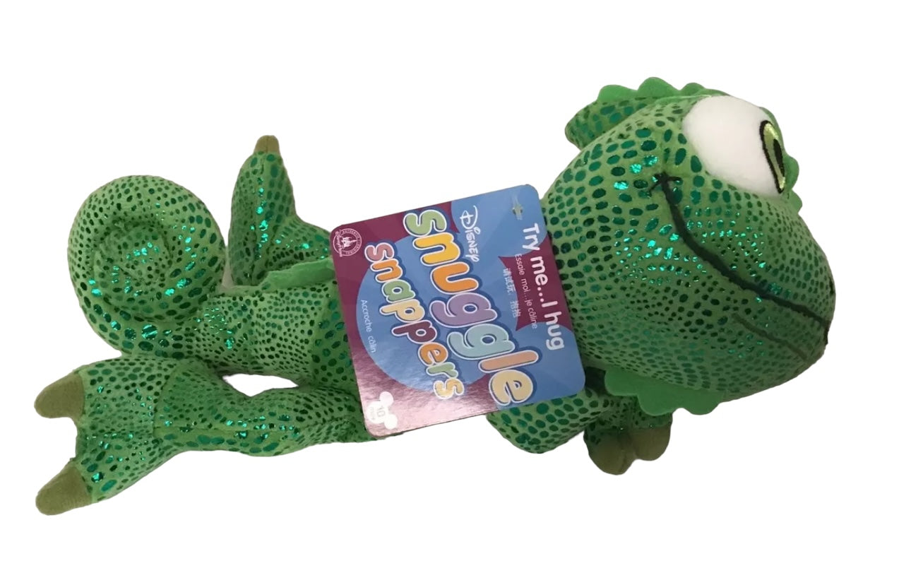 Disney Parks PASCAL  Tangled Rapunzel Pet Snuggle Snapper Plush RETIRED