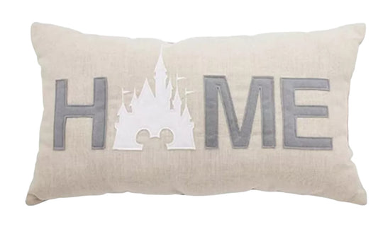 Disney Parks Homestead Mickey Cinderella Castle Home Throw Pillow Plush Retired