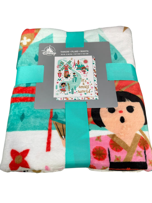 Disney It’s a Small World Plush Blanket Throw