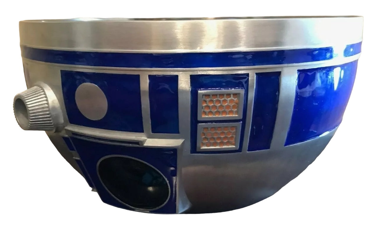 Disney Parks Star Wars Galaxy's Edge R2-D2 Droid Head 10" Metal Serving Bowl