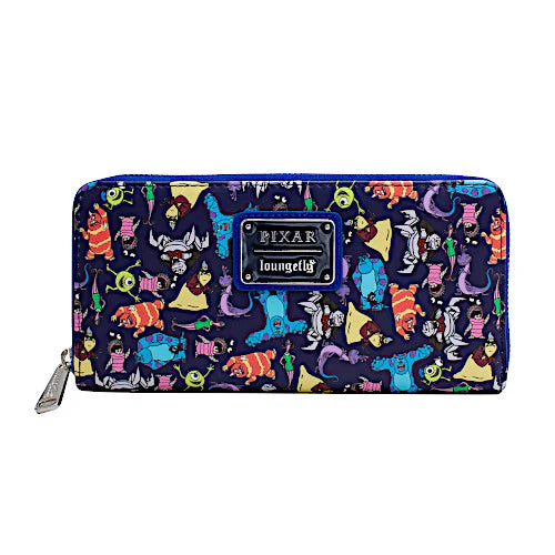 Disney Pixar Monsters AOP Loungefly Wallet-Collection Lounge Exclusive
