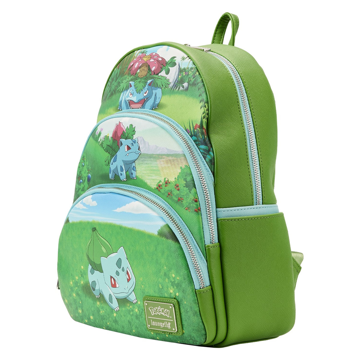 Pokemon Bulbasaur Evolution Triple Pocket Loungefly Backpack