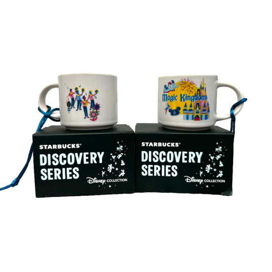 Disney World Magic Kingdom Starbucks Discovery Series Mug Ornament