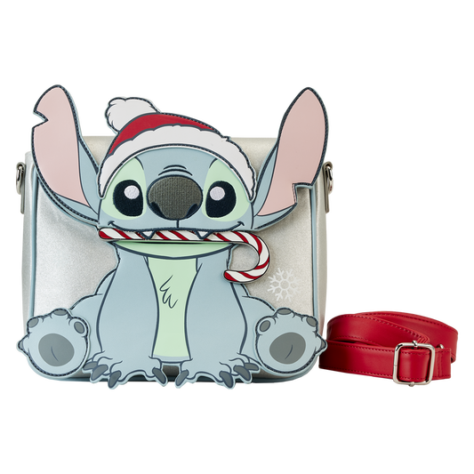 Stitch Holiday Glitter Crossbody Bag