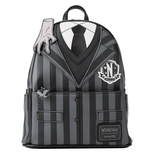 Wednesday Addams Exclusive Nevermore Loungefly Backpack
