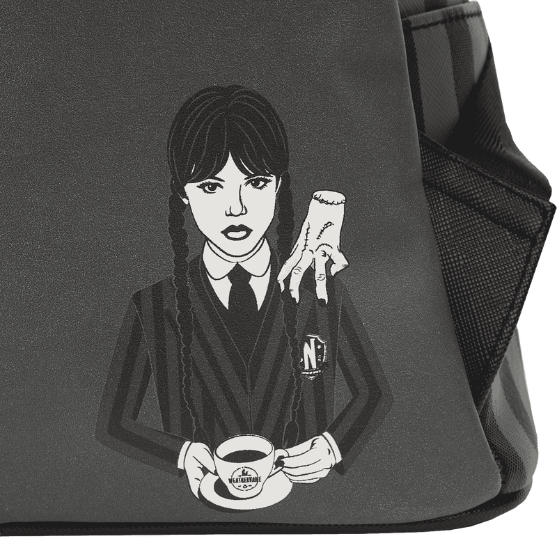 Wednesday Addams Exclusive Nevermore Loungefly Backpack