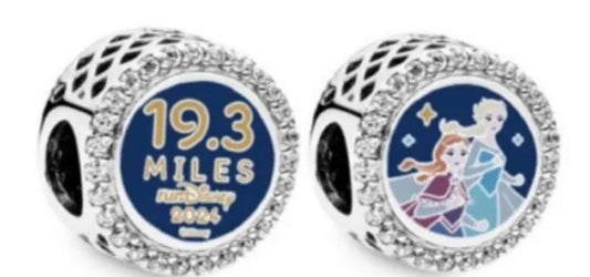 RunDisney Princess Half Marathon Weekend 2024 Pandora Charm-Anna/Elsa 19.3