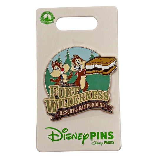 Disney Fort Wilderness Campground Chip n Dale S’more Pin