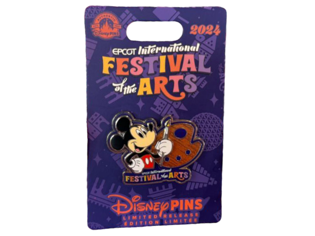 Disney Epcot Festival of the Arts 2024 Mickey Pin