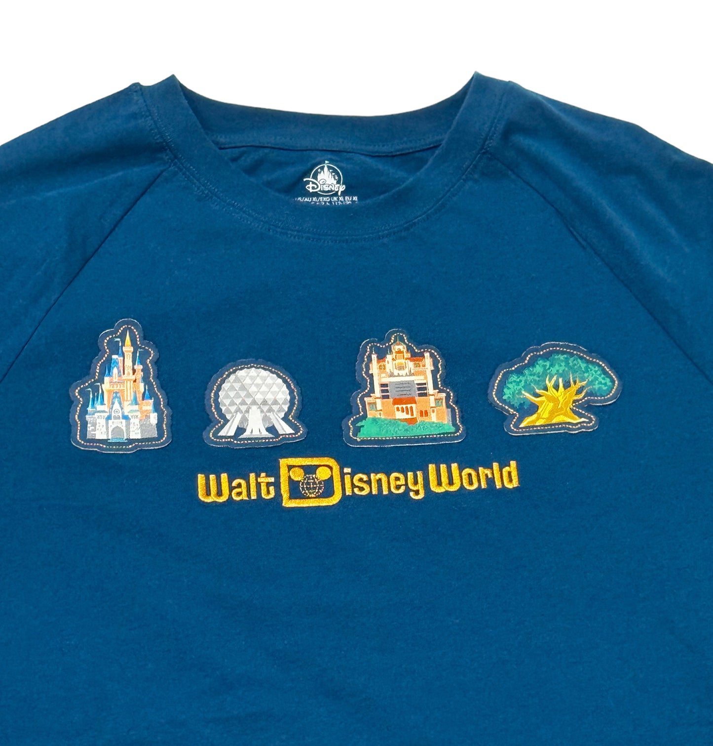 Walt Disney World 4 Parks Embroidered Long Sleeve Shirt