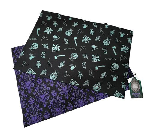 Disney Haunted Mansion Reversible Placemat Set