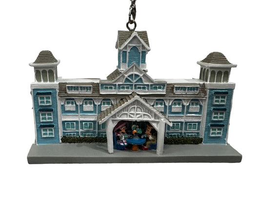 Disney Beach Club Resort Building Mickey & Minnie Ornament