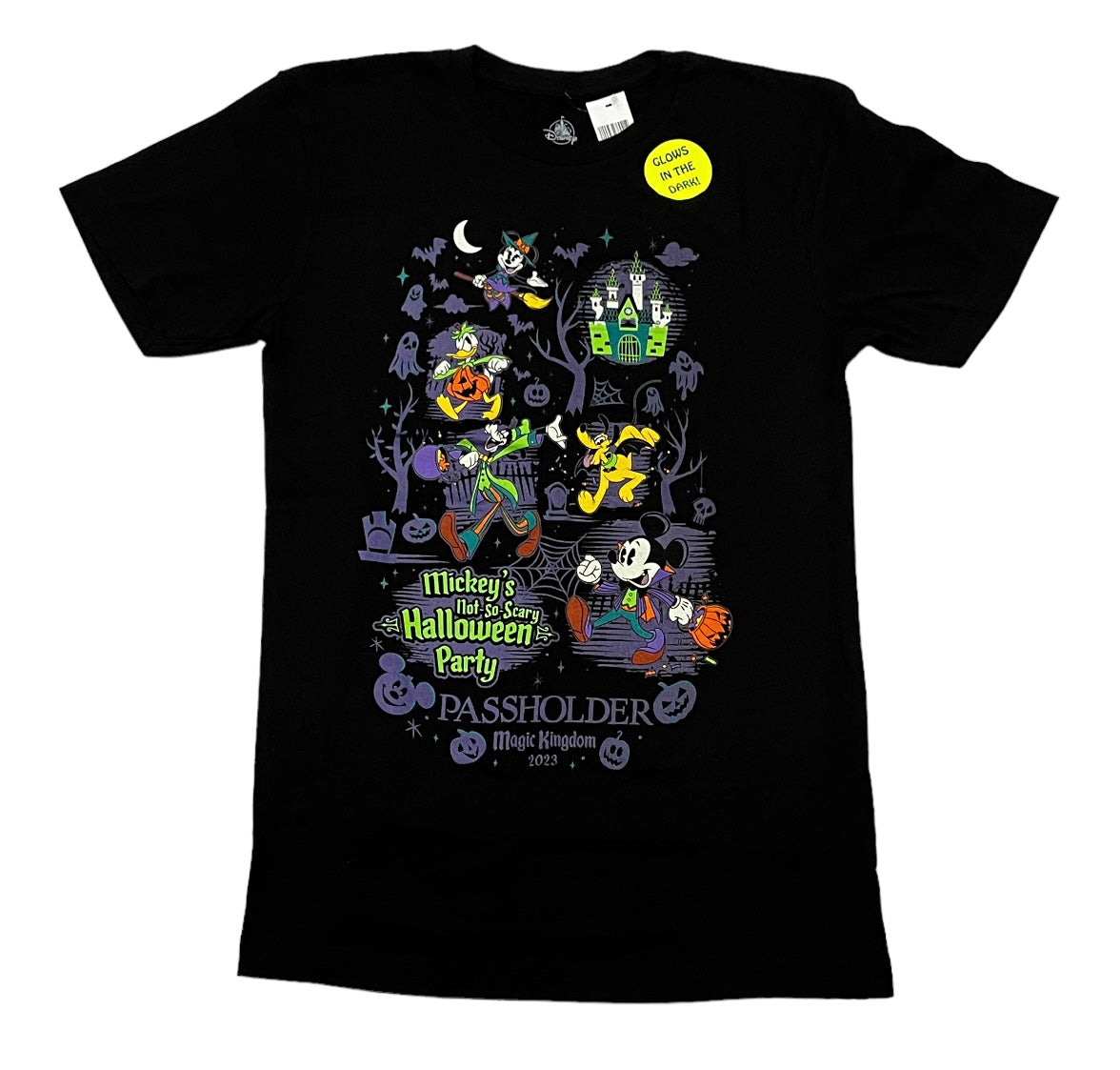 Disney Mickey’s MNSSHP Mickey & Friends Passholder Shirt Black